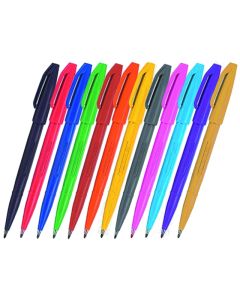 Pentel Sign S520 Etui 12 Kleuren Assorti