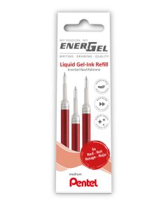 Pentel Energelvulling LR7 Set 3 St. Rood