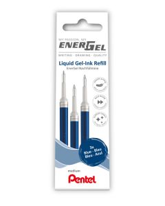 Pentel Energelvulling LR7 Set 3 St. Blauw