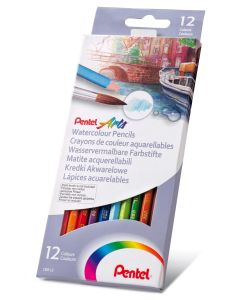 Pentel Set 12 Aquarelpotloden CB9-12U