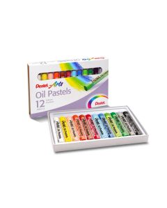 Pentel Oliepastels PHN-12 Kleuren