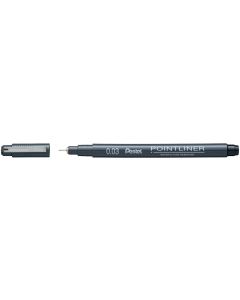 Pentel Fijnschrijver Pointliner S20P Zwart 0,03