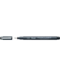Pentel Fijnschrijver Pointliner S20P Zwart 1,0