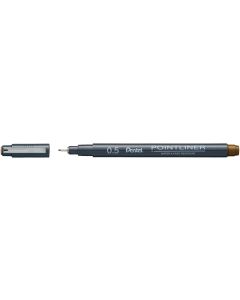 Pentel Fijnschrijver Pointliner S20P Sepia 0,5