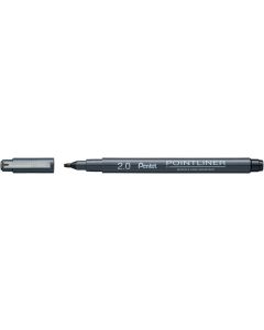 Pentel Kalligrafie Pointliner S20P Zwart 2,0